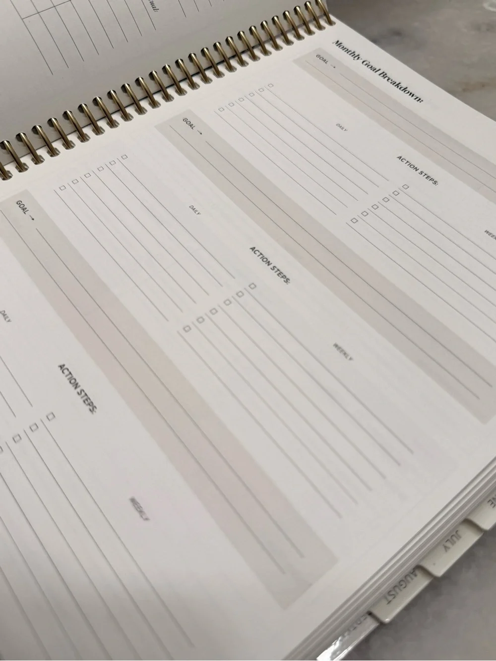The Content Creator Planner —The Dailee Neutral Taupe Journal